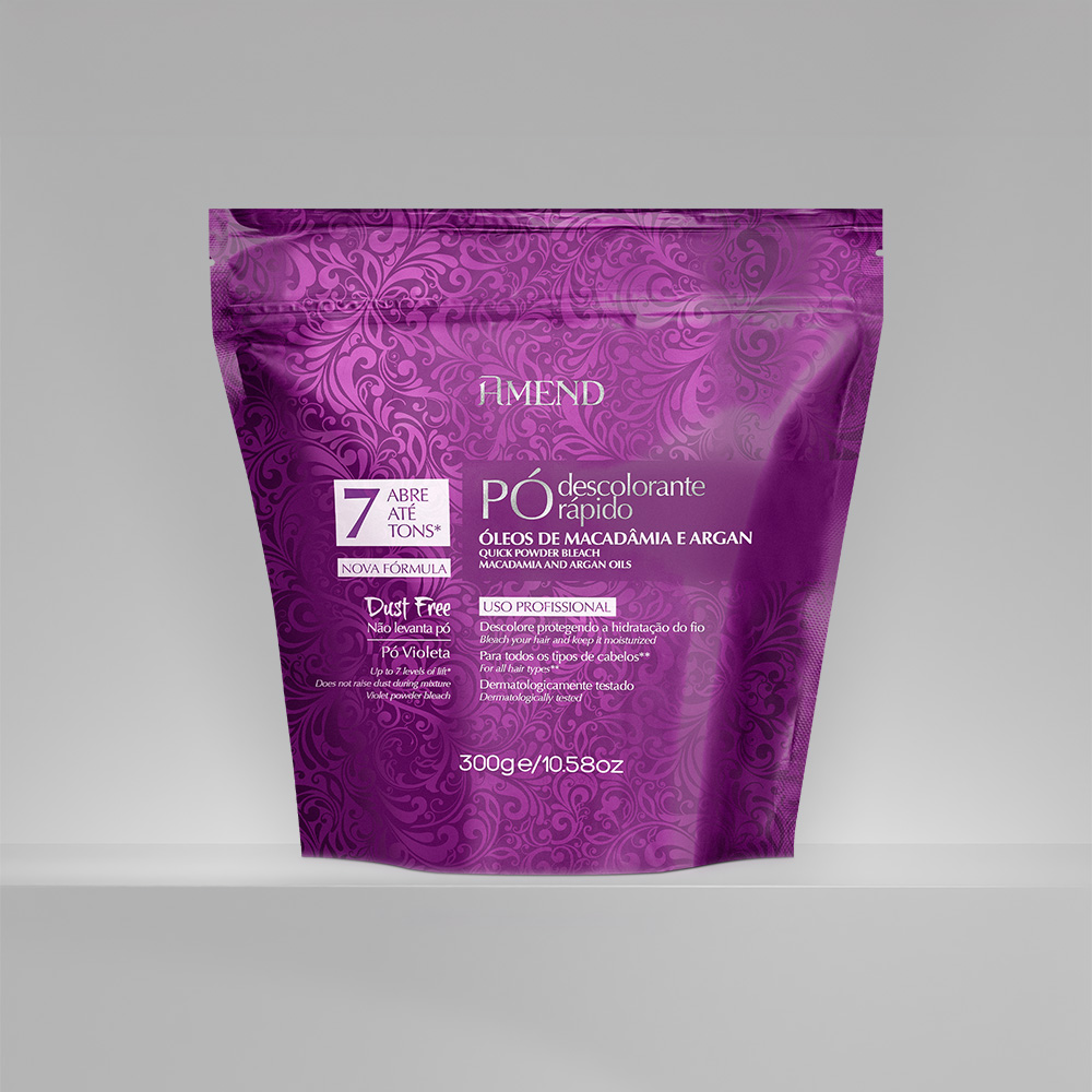 Pó Descolorante Rápido Amend Colágeno Hidrolisado e Proteína da Seda 300g image number 1